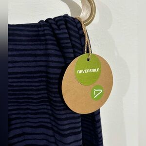 Reversible Navy Striped Skirt